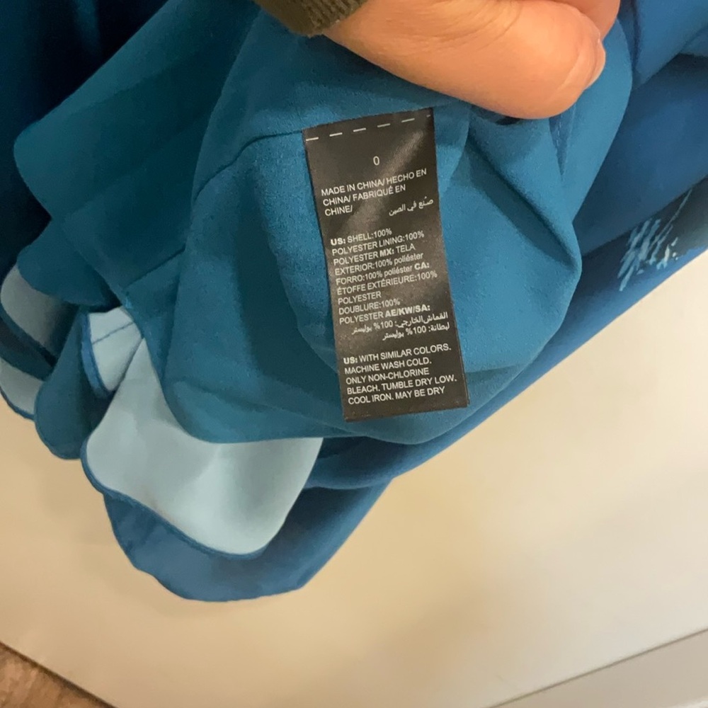 White House Black Market teal dress - Picture 10 of 10